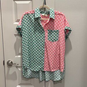 Entro Button Down Blouse